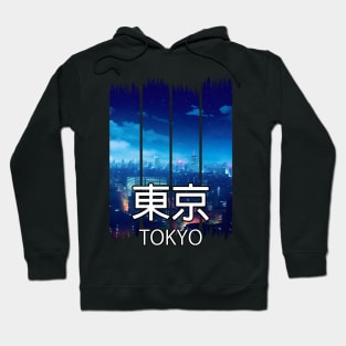 Tokyo City Sykline at Night Landscape – Anime Shirt Hoodie